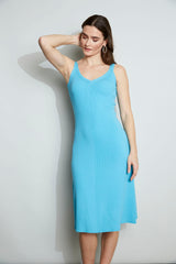 Ribbed Midi Dress