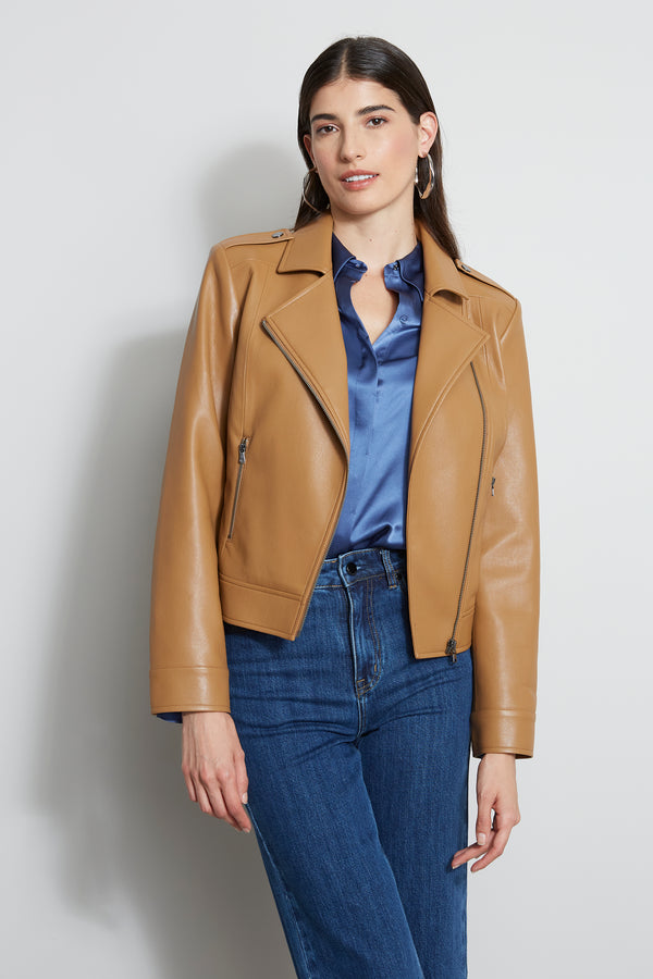 XXL Zipper Leather Coat - Women - Ready-to-Wear