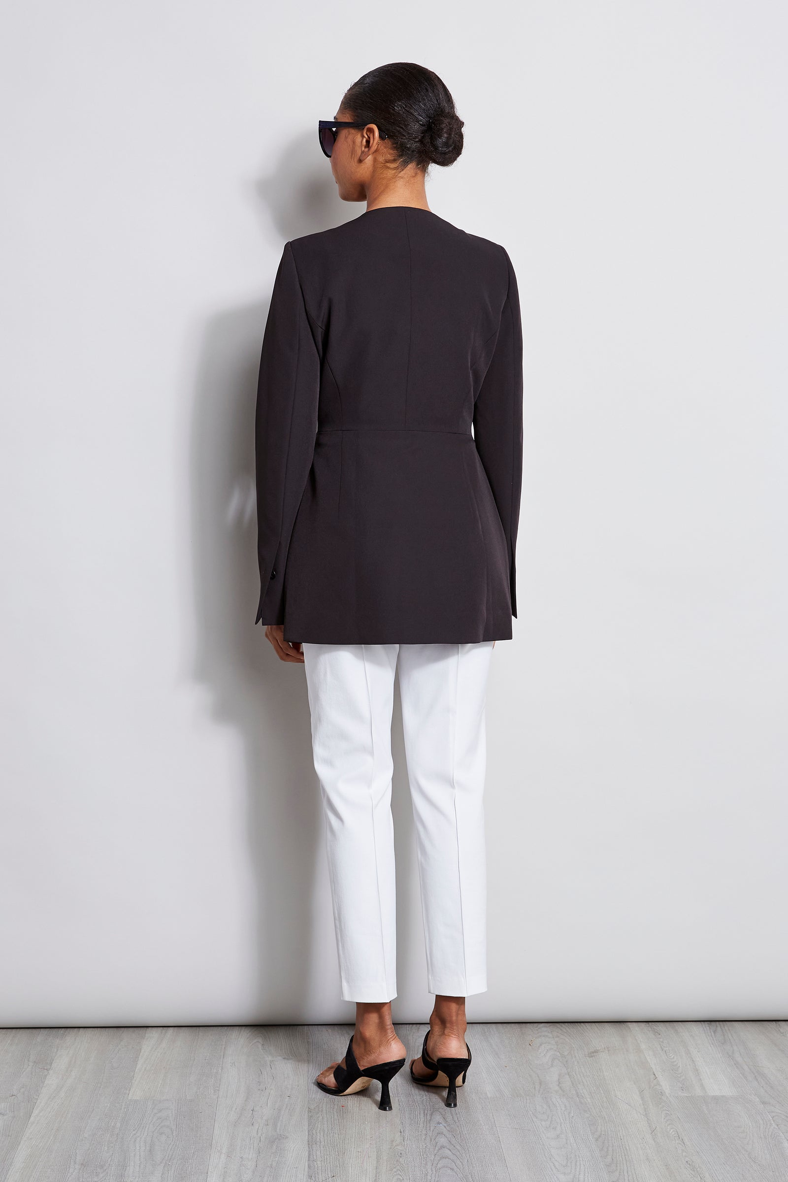 Tahari olenna structured blazer store