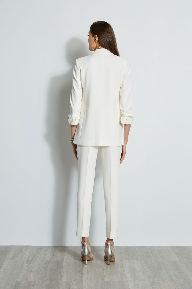 Ruched Sleeve Blazer Elie Tahari