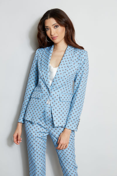 Sun Print Single Button Blazer Image 3