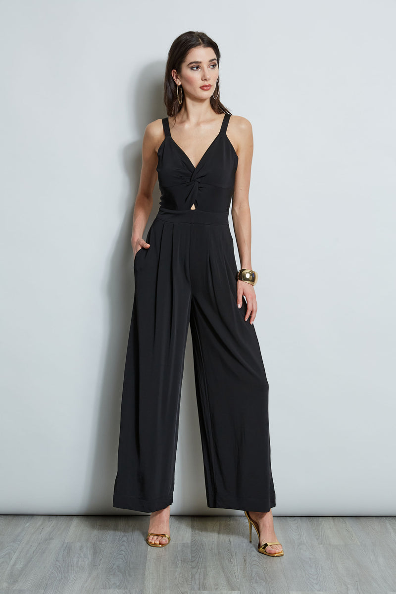 Wide Leg Twist Jumpsuit