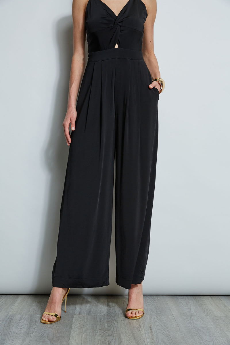 Wide Leg Twist Jumpsuit