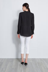 Stretch-Twill Cropped Pant Pant