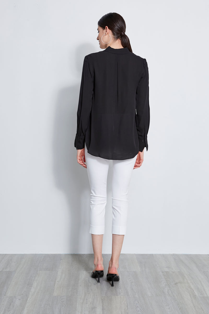 Stretch-Twill Cropped Pant Pant