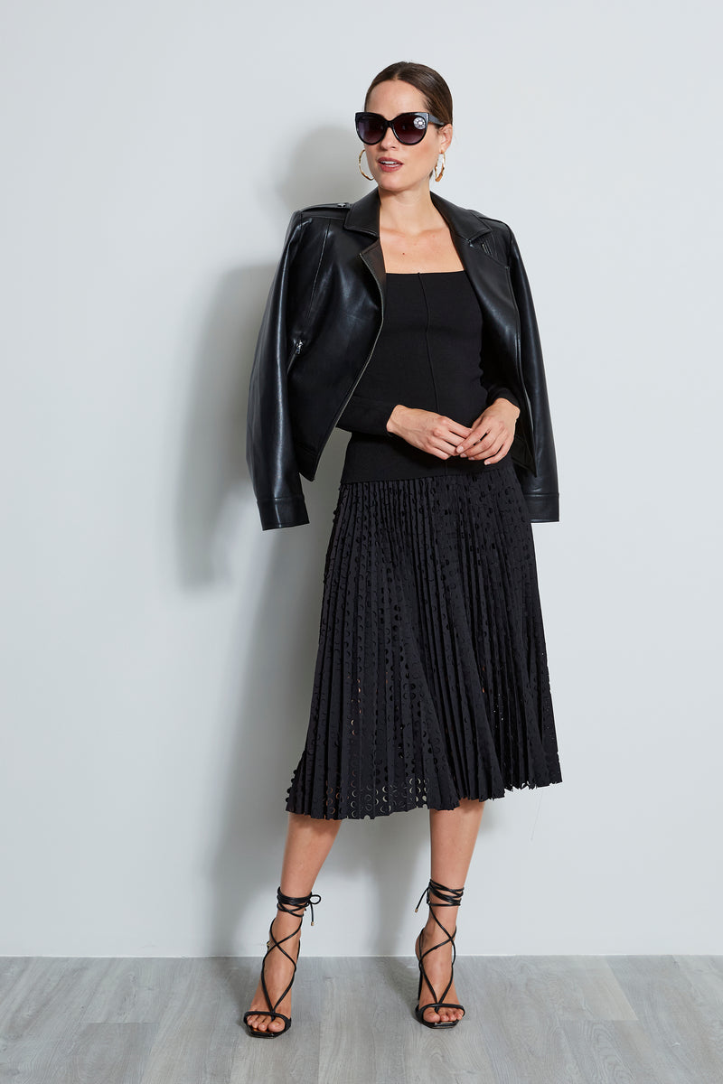Long Sleeve Square Neck Knit