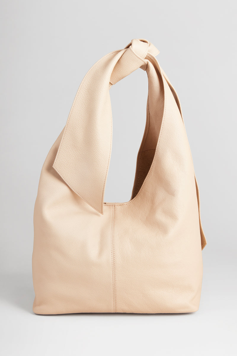Large Knot Leather Handbag