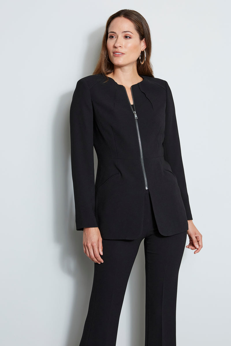 Zip Front Blazer – Elie Tahari