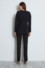 Zip Front Blazer